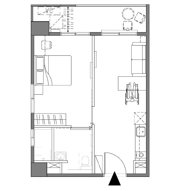 A01無障礙房型格局圖