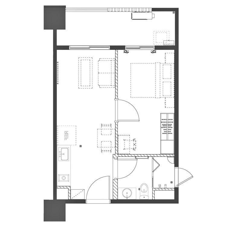 A01房型格局圖