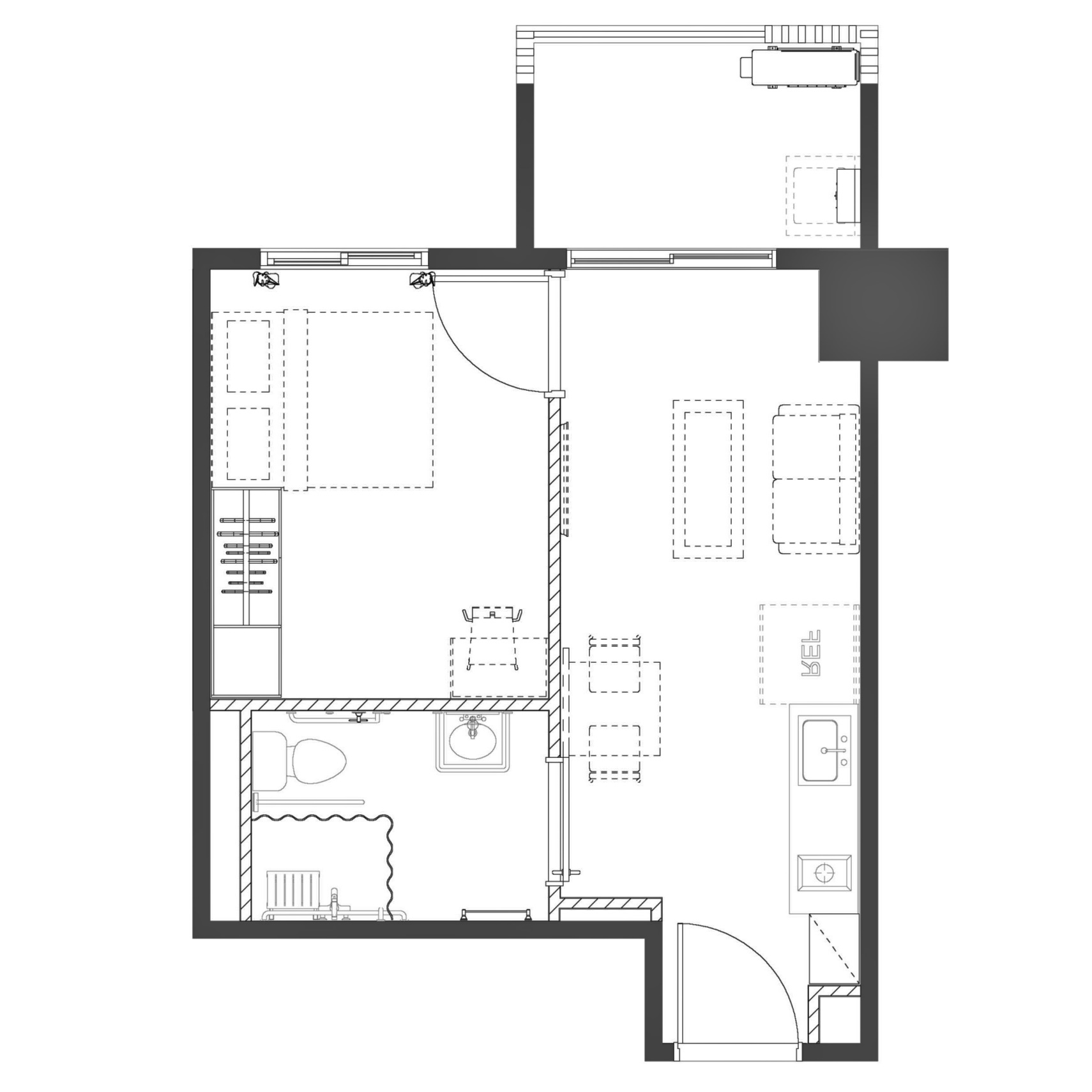 B棟房型格局圖