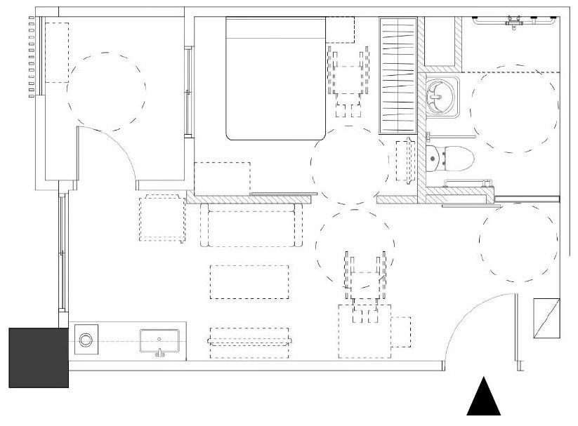 A01無障礙房型格局圖