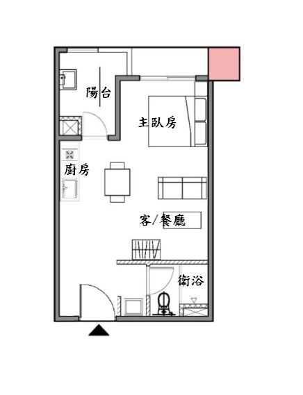 A2房型格局圖